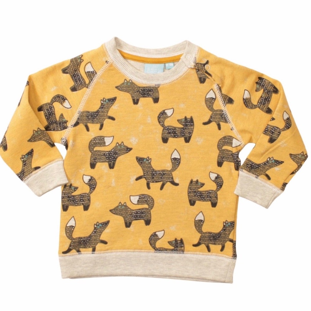 Fox Print Pullover / Sweatshirt